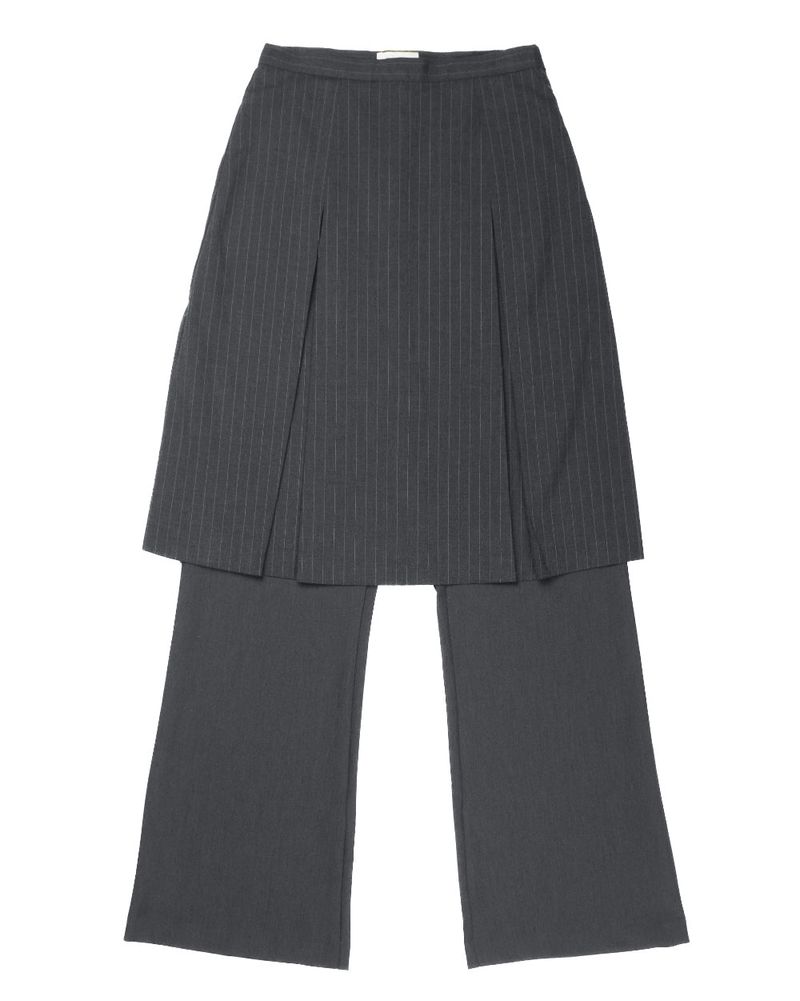 STRIPE URBAN SKIRT PANTS