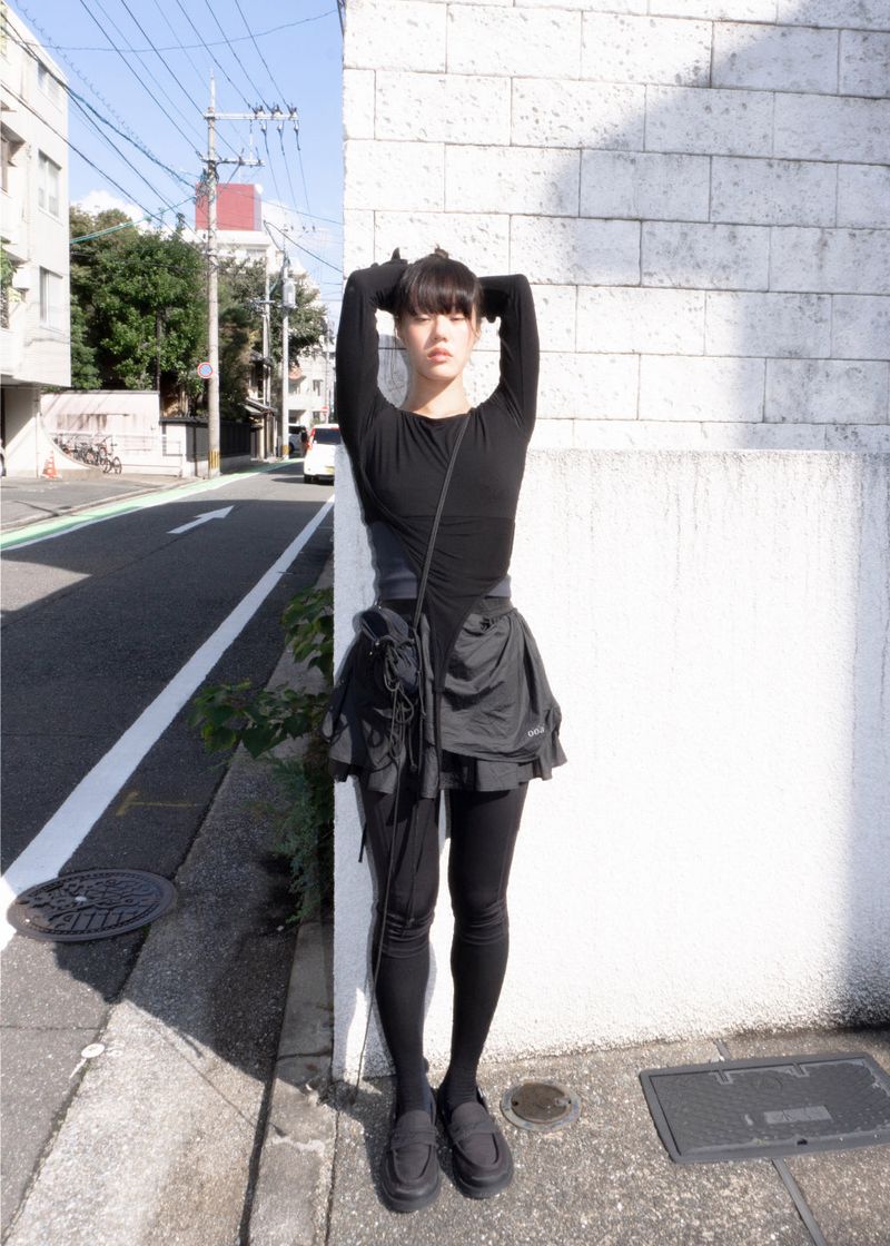 POCKET LEGGINGS 2WAY SK SET BLACK