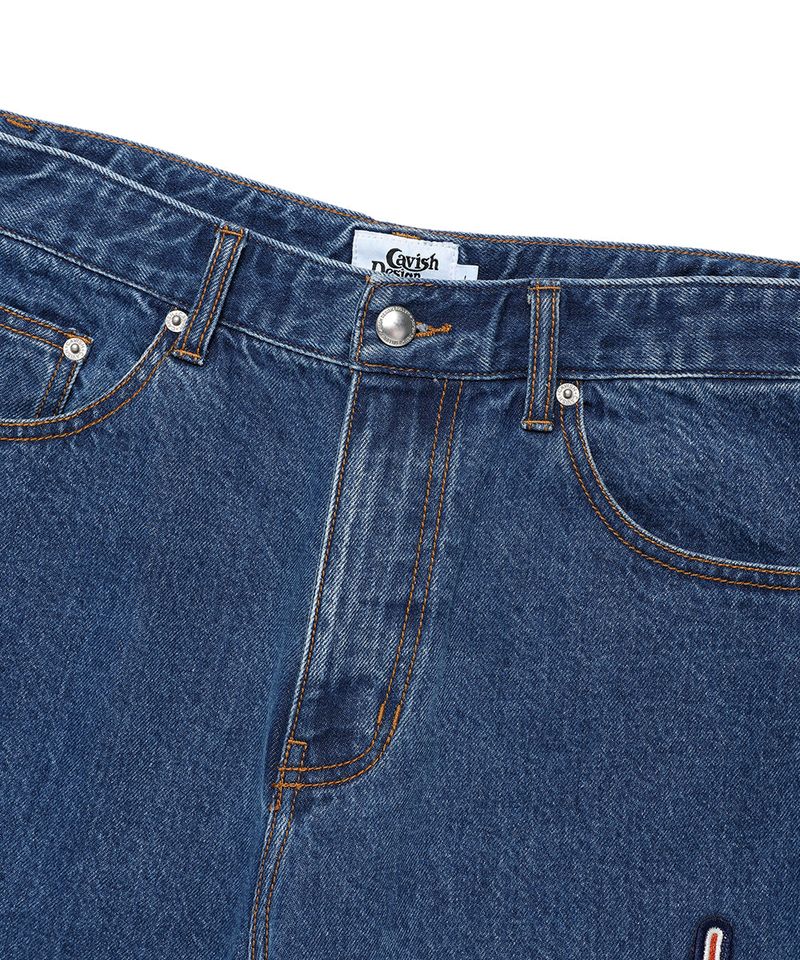 PATCHWORK DENIM PANTS BLUE(CV2EFUD112A)