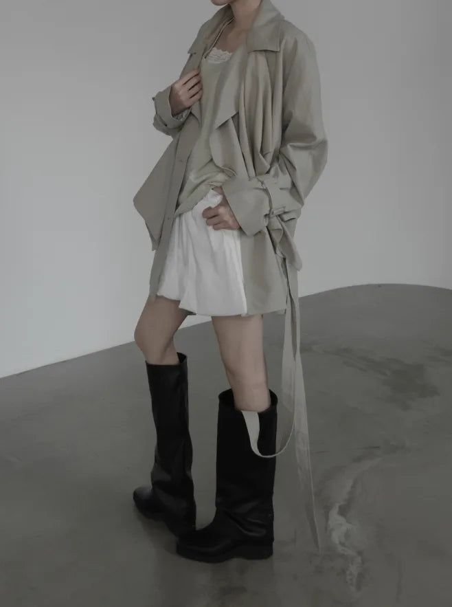Arne Shawl Low Trench Coat