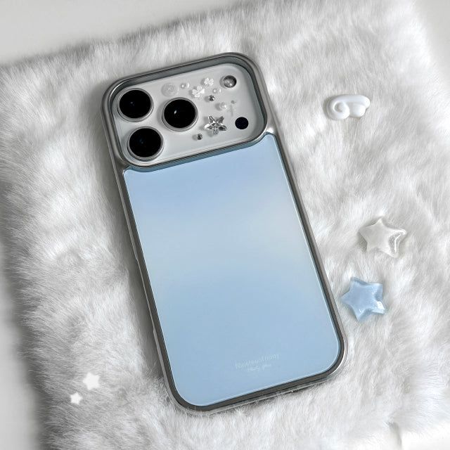 Nineteenfriday（ナインティーンフライデー）の「ミスティグロッシーブラーシルバーマグセーフiPhoneケース（スマホグッズ/小物）」