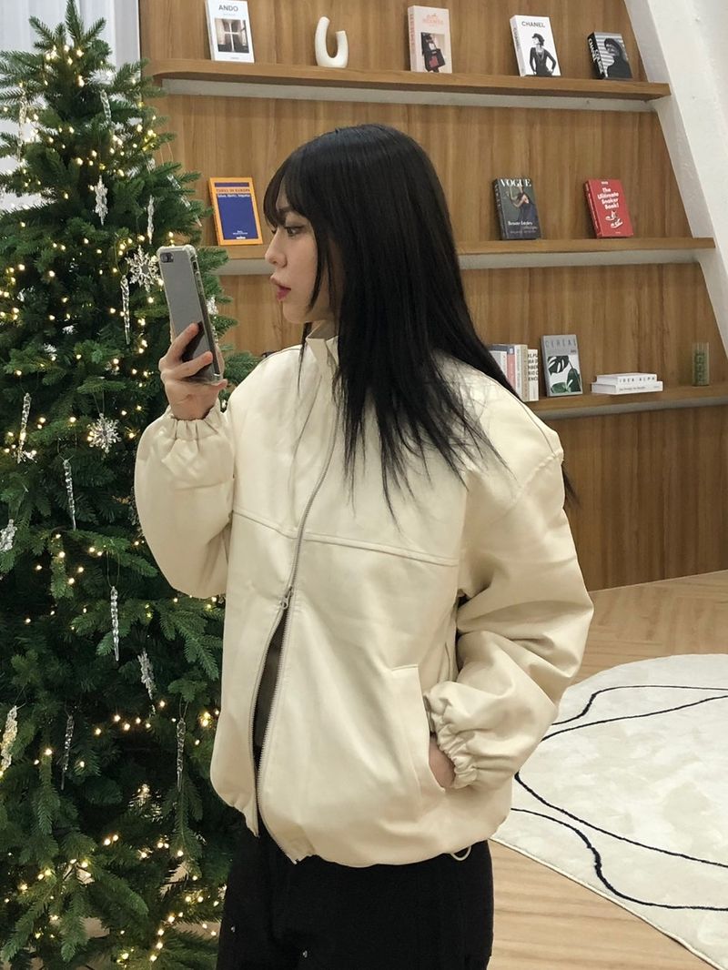 Arco iris（アルコイリス）の「Irving leather jumper（Jackets/Outerwear）」