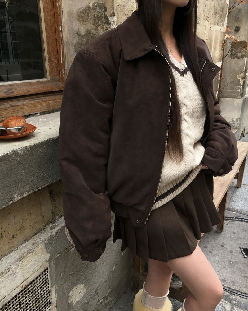 [ORIGINAL] Clump Suede Shearling Mouton Jumper