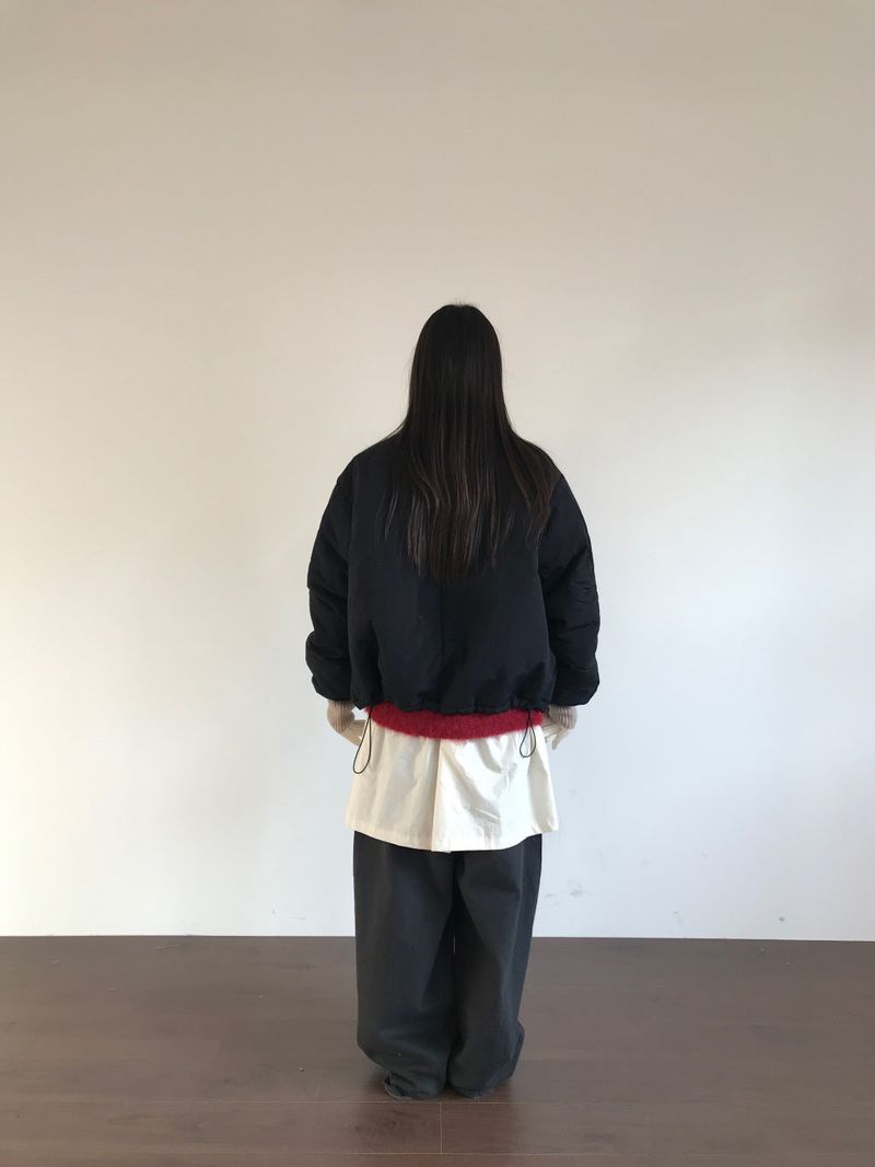 Coco Dot Padded Field Jacket (2color)