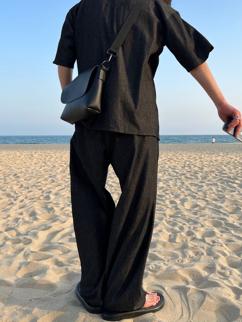 パーフェクトリネンデニムパンツ 