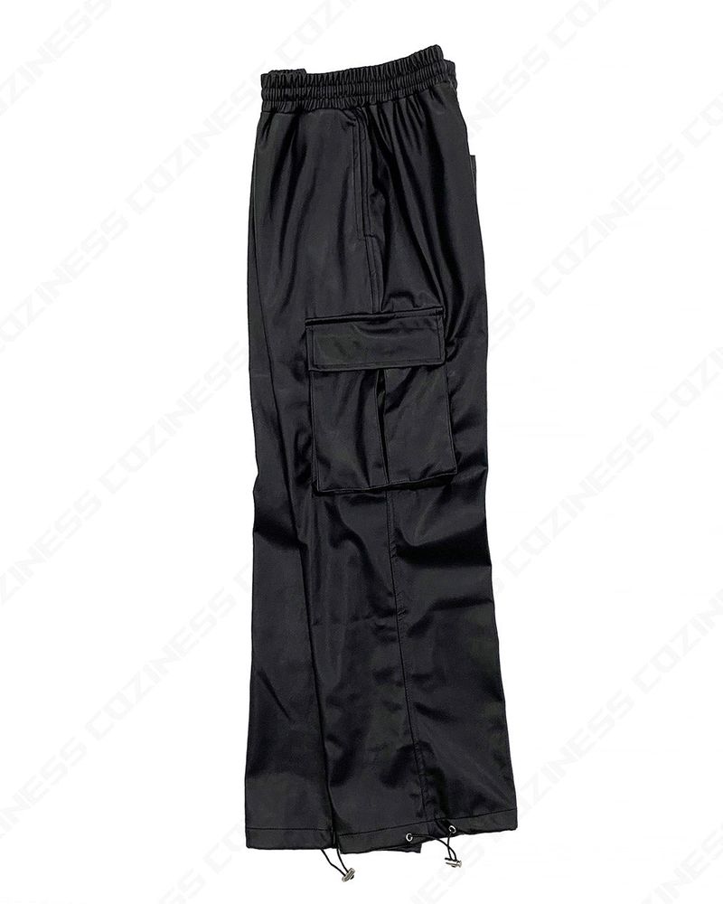 RU Vegan Leather String Cargo Pantsヴィーガン
