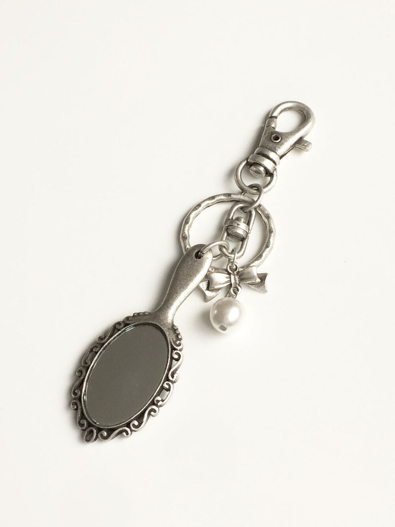 hand mirror keyring