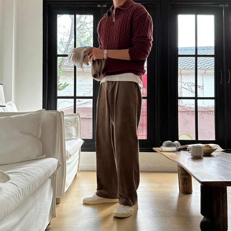 LMN Golden Back Bendable Cotton Pants (6 colors)