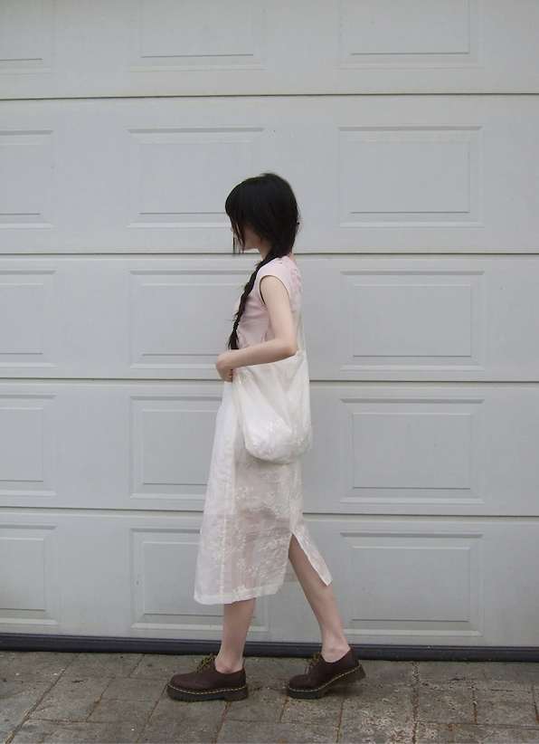 sequin lace skirt bag
