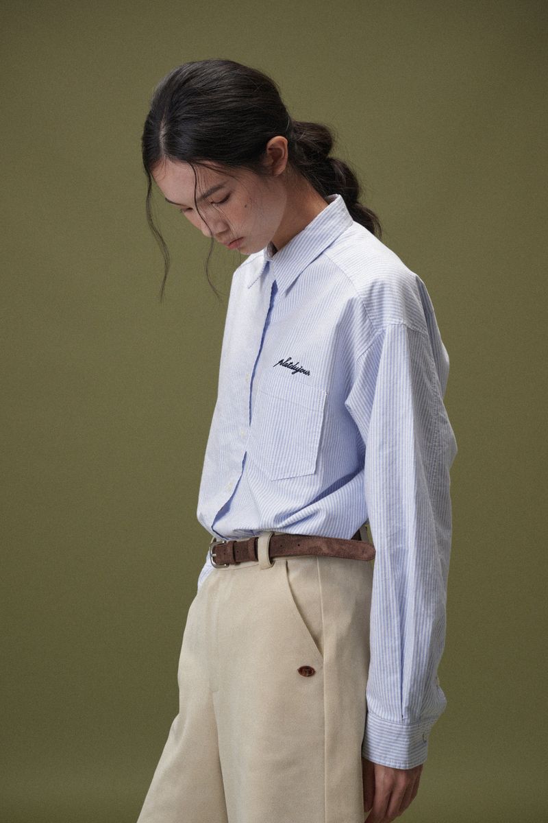 Suede belt (Brown)
