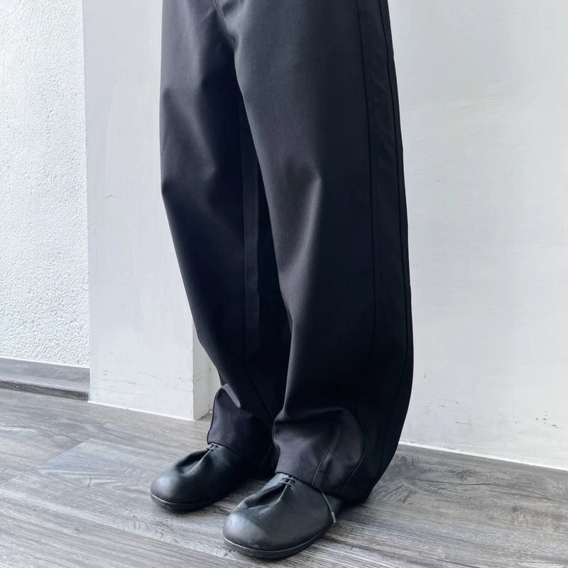 Panel Line Wide Trousers