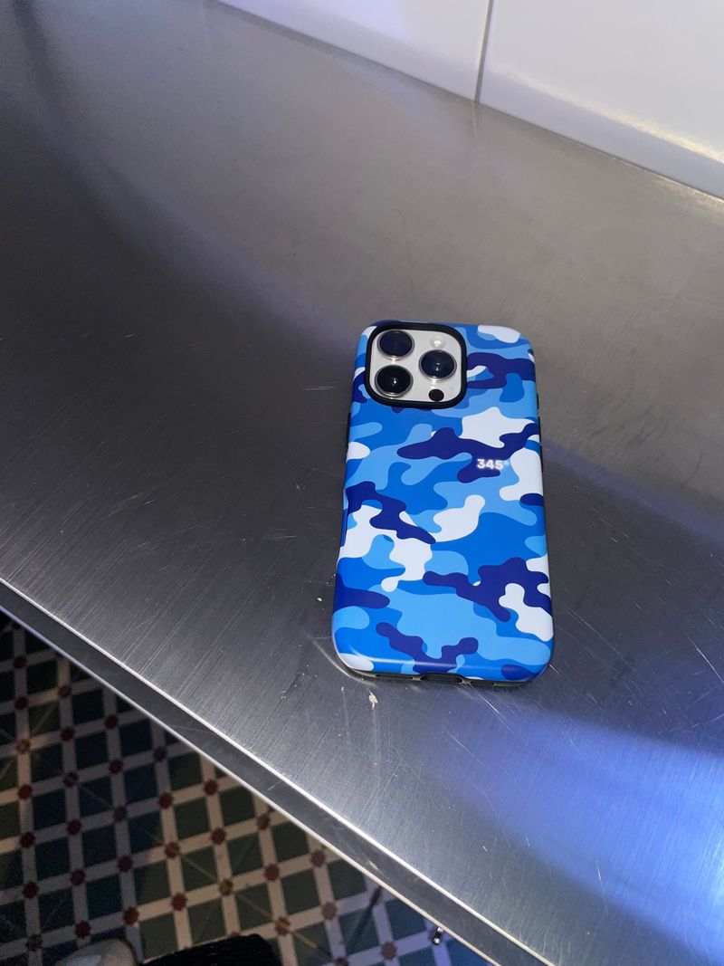 [BLUE] CAMOUFLAGE Tuff Bumper Case / TREEFORFIVE345