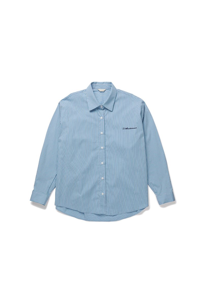 Blooming shirt_stripe blue
