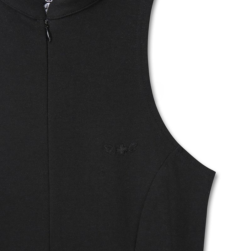 Angel Tiered Dress - DOT BLACK
