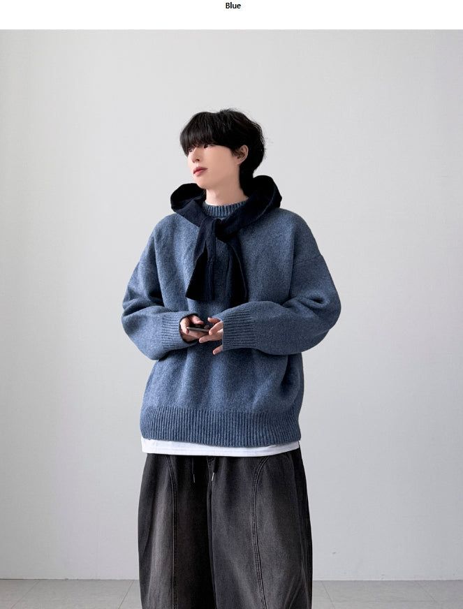 YOURNUS（ユアナス）の「Julie Muffler Hood Knit（Tops）」