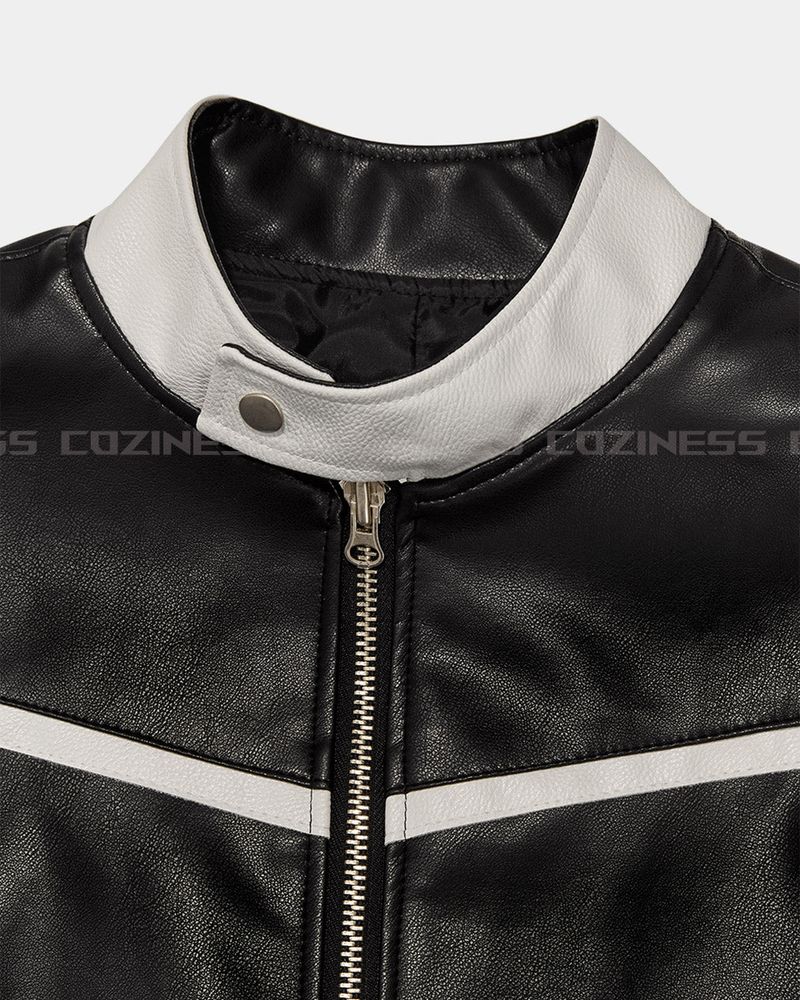 OWN Karim Biker Leather Jacket