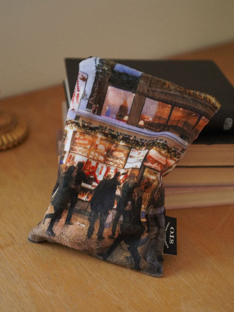 winter town pouch