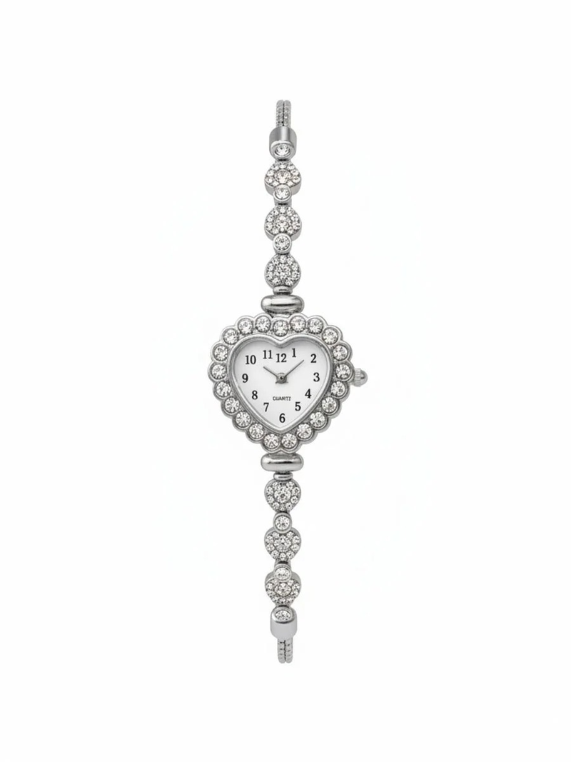 HEART CRYSTAL WATCH BRACELET