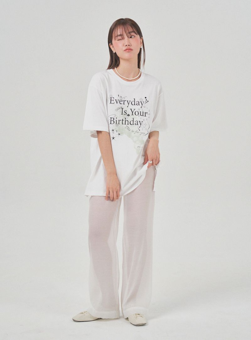 Clear pants (white)