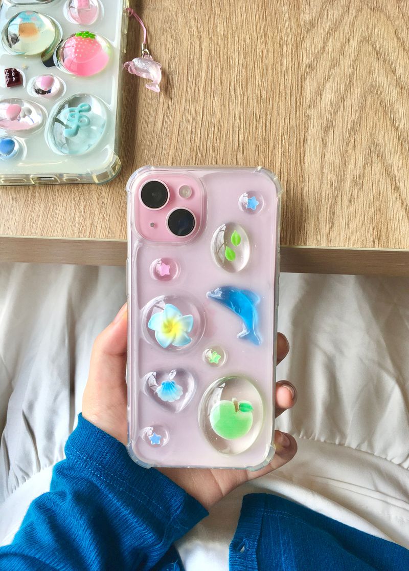 [MADE] ブルーミングドルフィンレジンケース