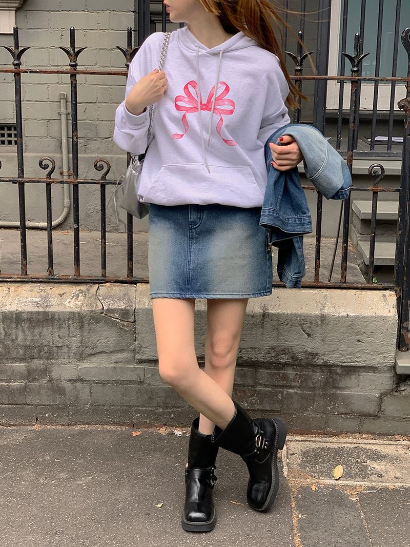 [MADE] Dune Y2K denim mini skirt