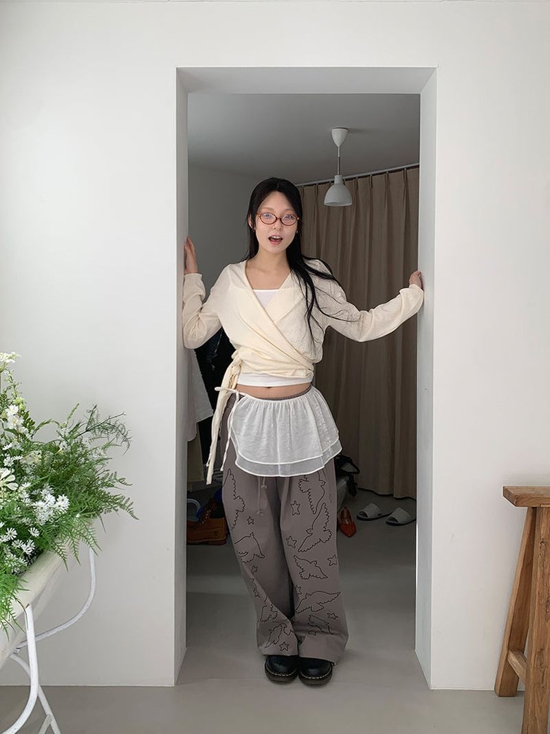 BIRD TUCK BANDING SLACKS (2C)