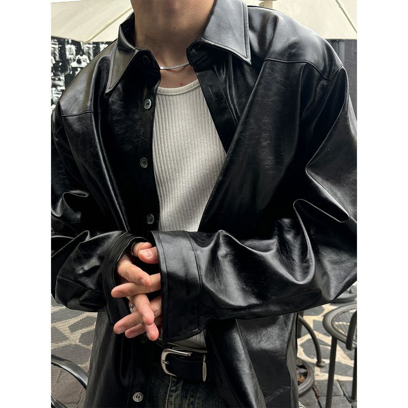 LAURANT（ロラン）の「 [F/W] Western leather shirts jacket(2color)（Jackets/Outerwear）」