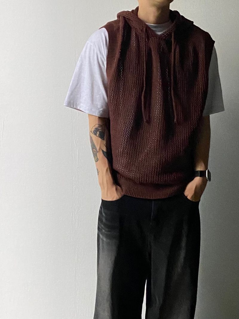 Net Hooded Vest 3C