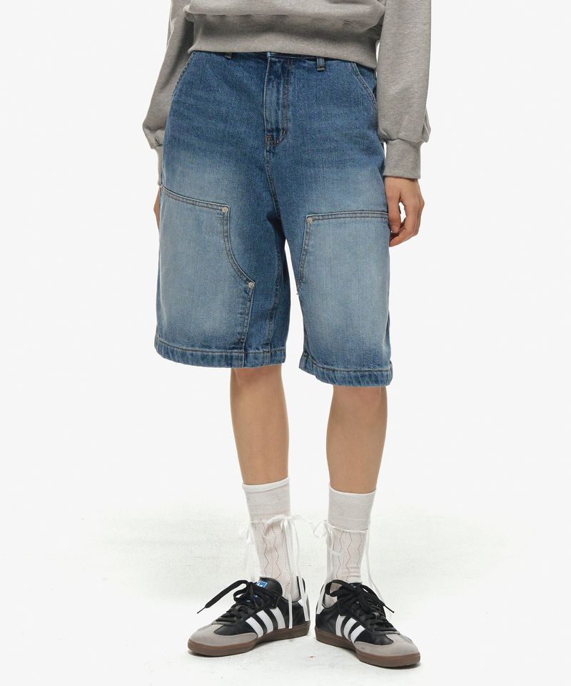 MIDNIGHT MOVE（ミッドナイトムーブ）の「7 denim pants (blue)（Pants）」