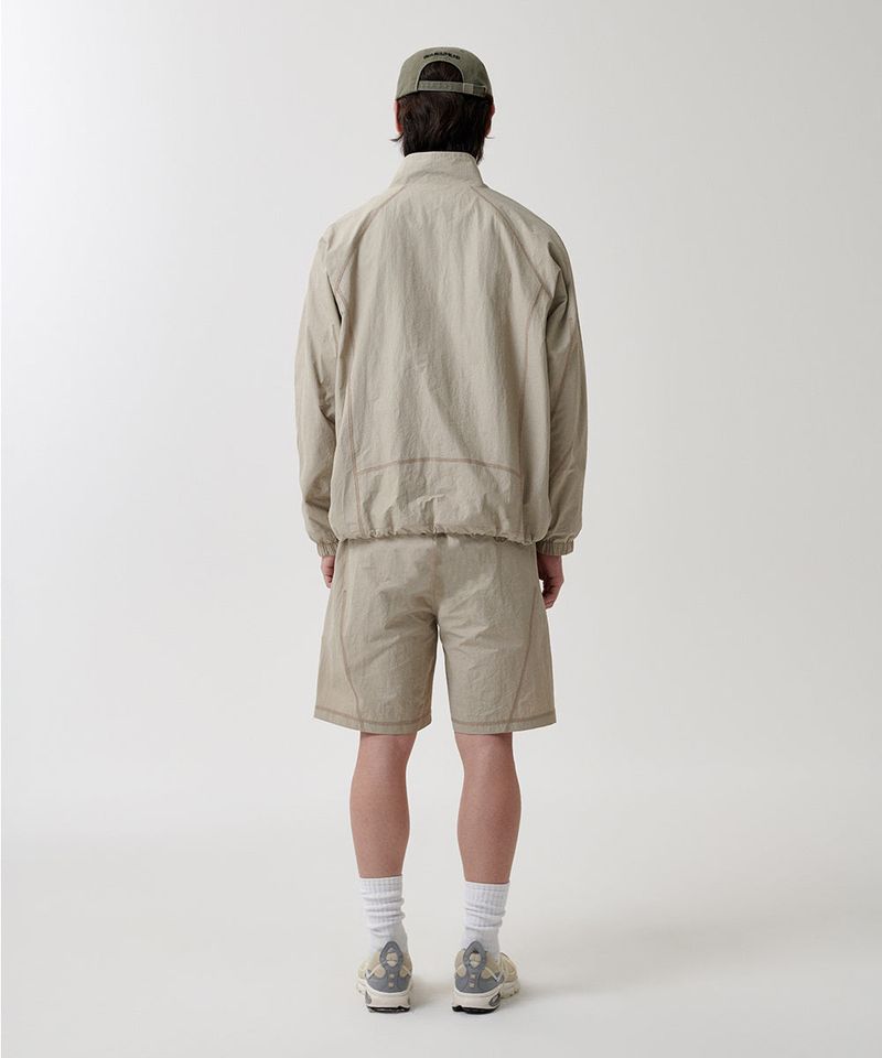 COVER STITCH NYLON TRACK SHORT