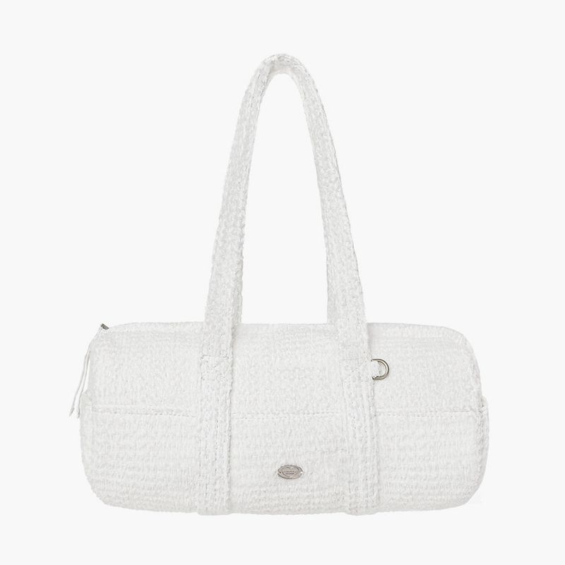 FABRIC DUFFEL BAG(WIHTE)