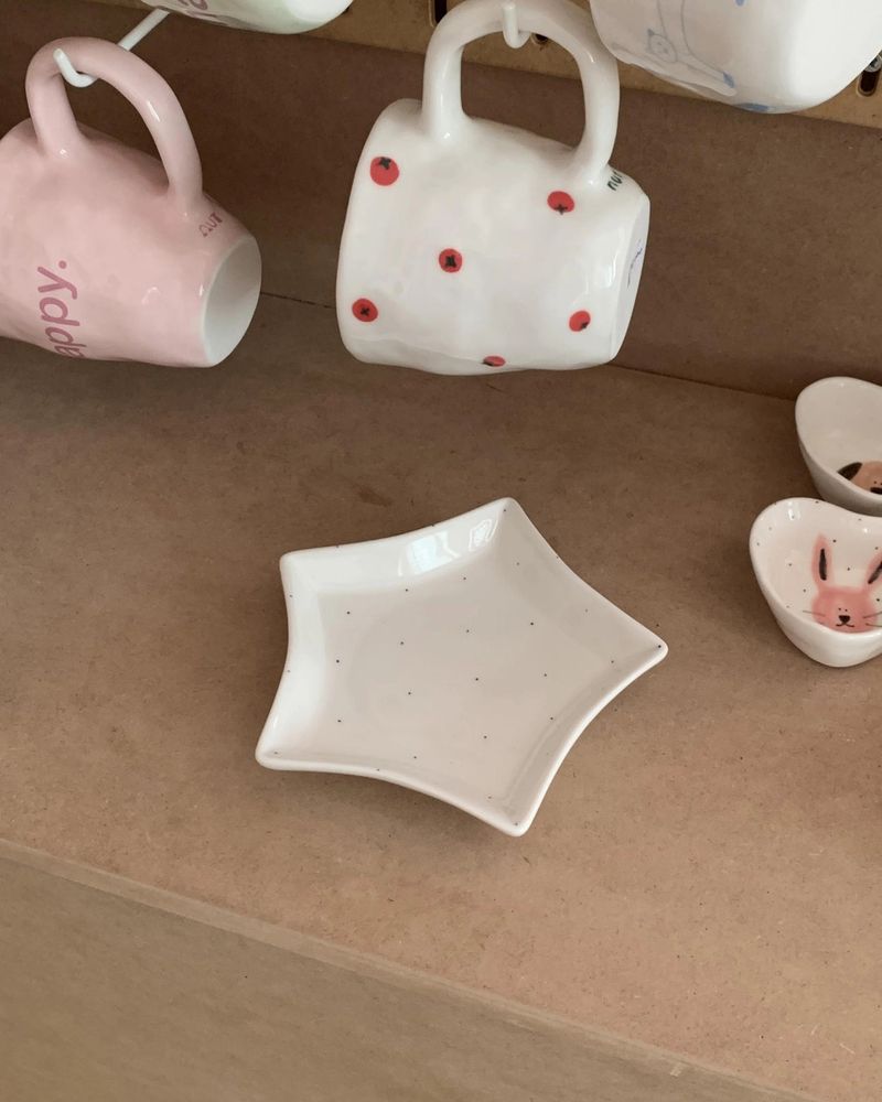mini dot star tray