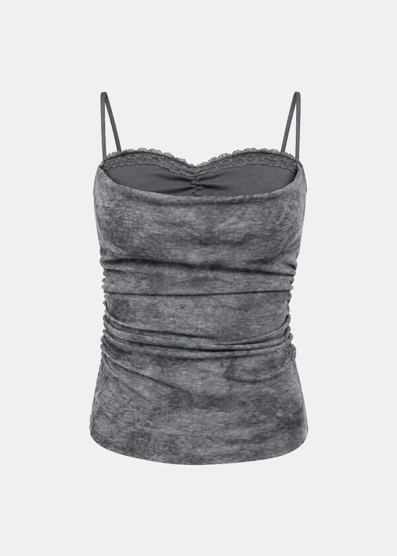 Sorel Lace Ruched Cami