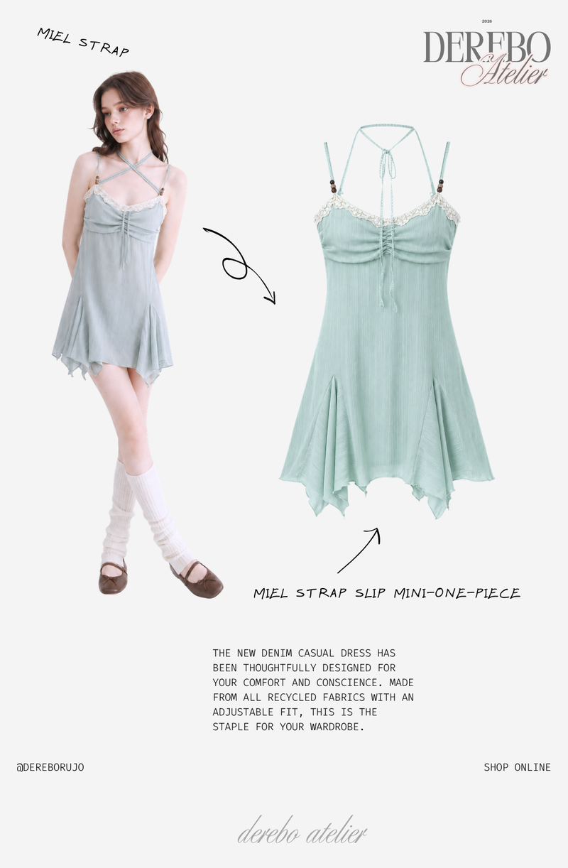 Miel strap slip mini-one-piece