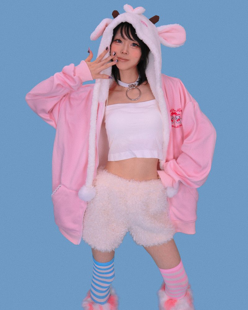 mong-mong poodle shorts (2color)