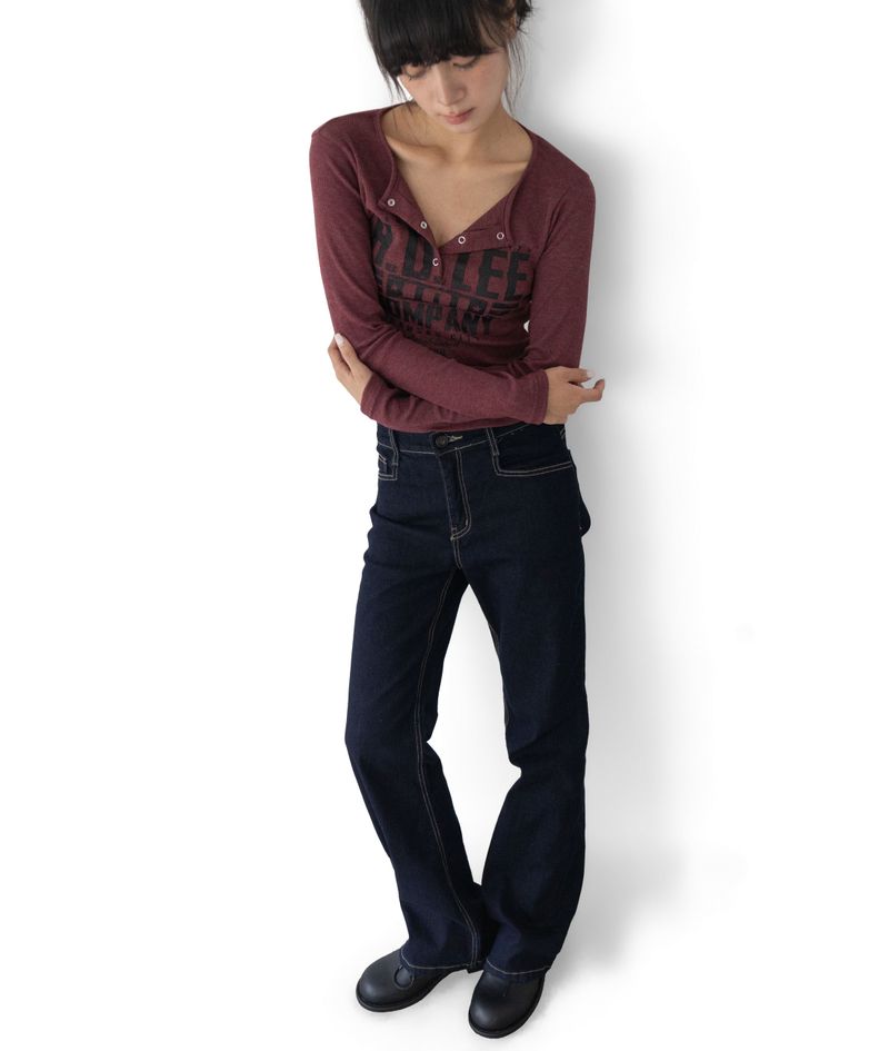 Debbie Bootcut Low-Rise Denim