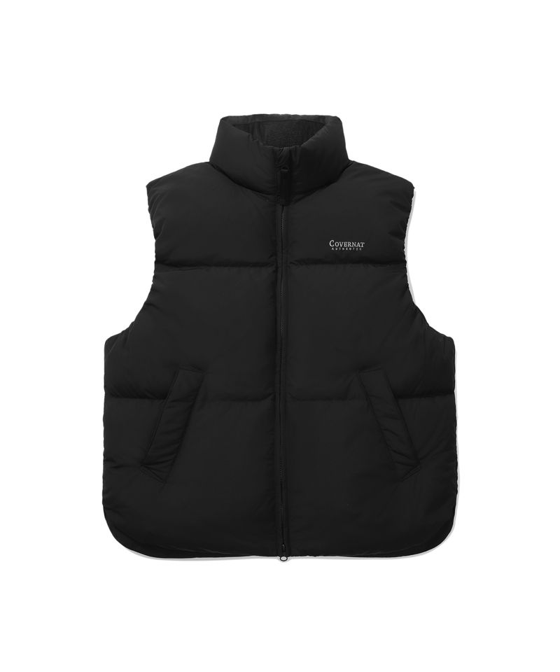 Covernat（カバーナット）の「[Civic] Cotton Outing Down Vest Black（Jackets/Outerwear）」