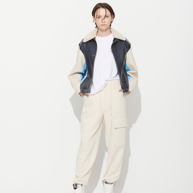  [UNISEX] NICOLE OVERFIT BLOUSON, NAVY