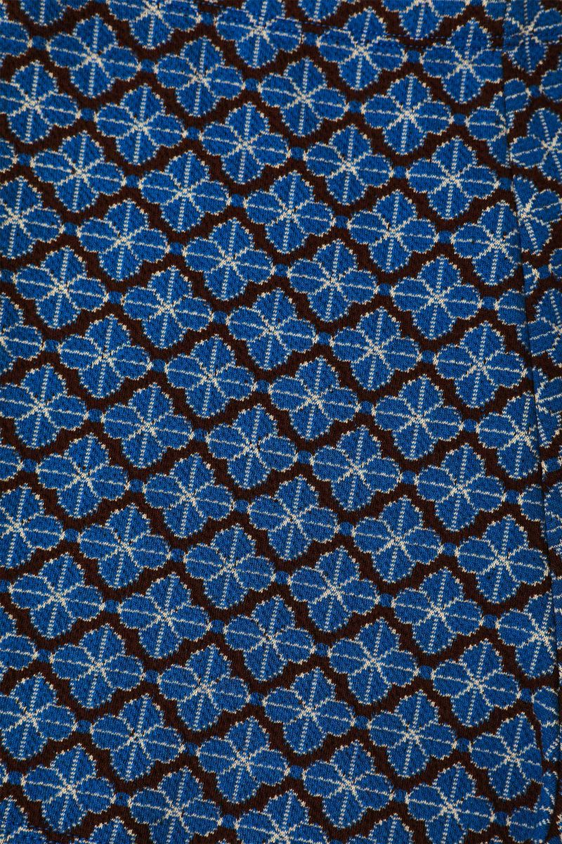 Jacquard Short Pants [Blue]