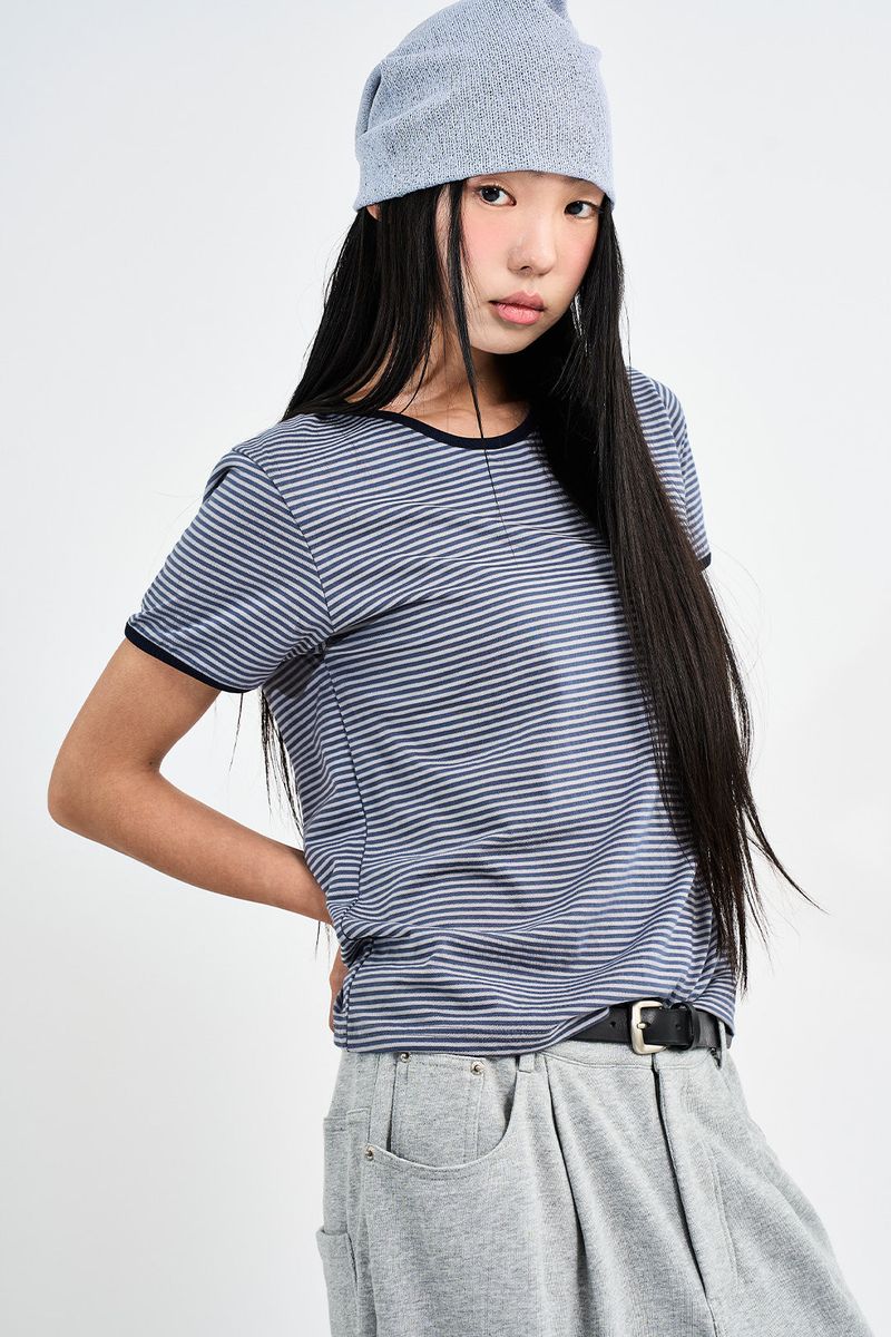 Striped Ringer Tee