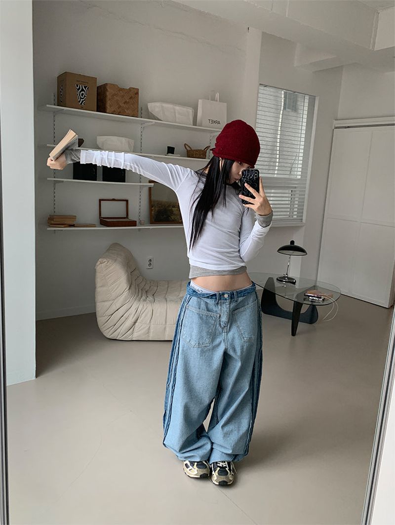 VERSO TRACK BALLOON JEANS