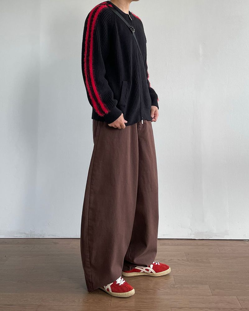 Kade Line Knit Zip-up