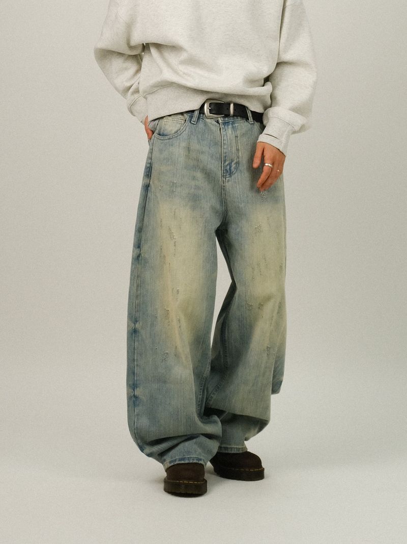 TD Yellow Washing Wide Denim