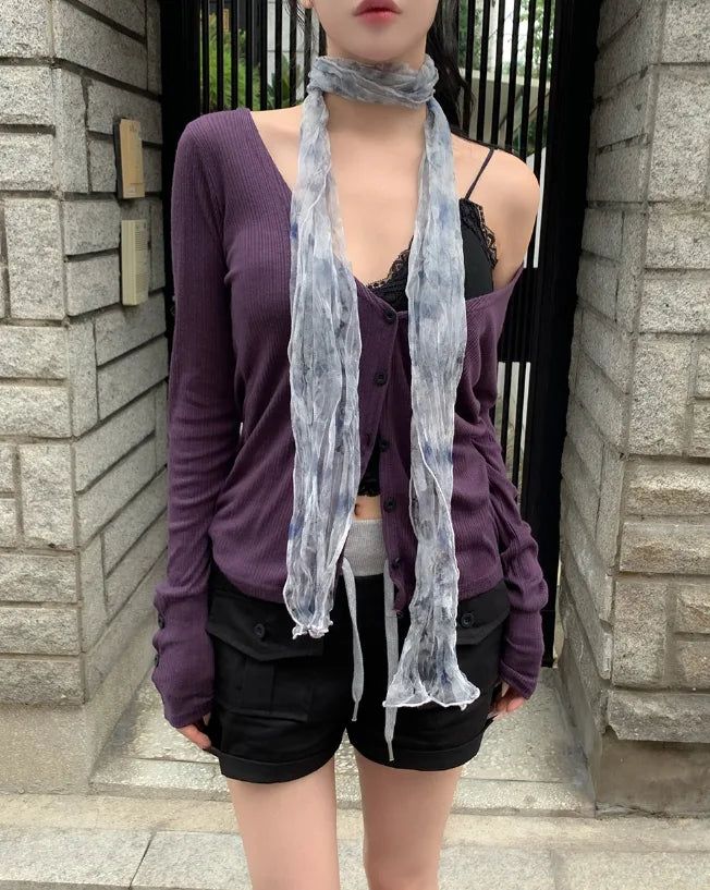 Dusty Wrinkle Scarf