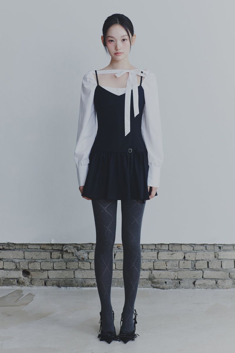 PAIN OR PLEASURE（ペインオアプレジャー）の「BIANCA DRESS deep navy（Dresses）」