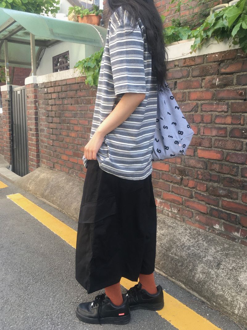 Striped Henley T-shirt