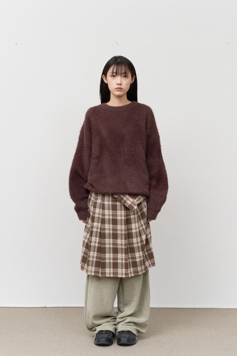 Encho Hairy Cropped Knit