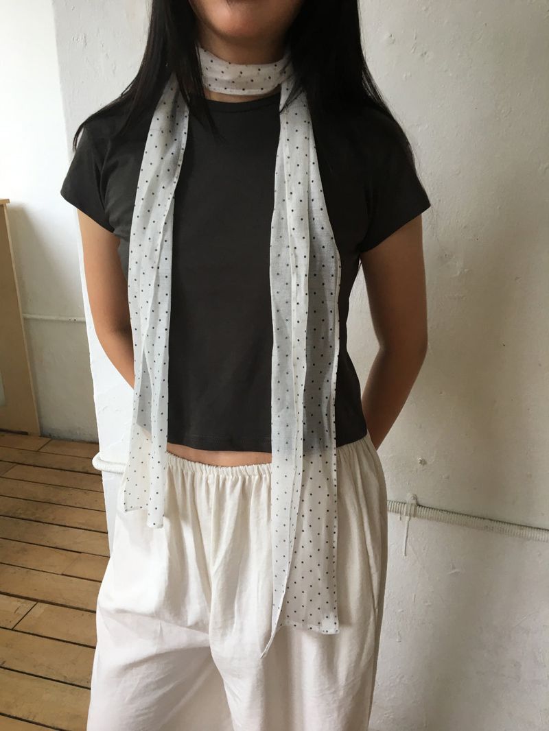 This dot scarf (3color)