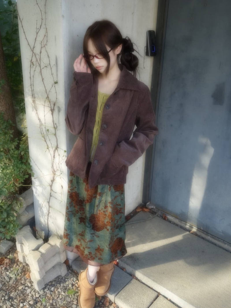 autumn coduroy jacket
