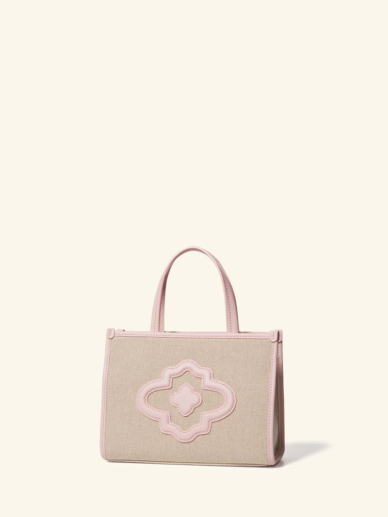 Moroccan Rose Canvas Tote